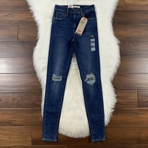 Levi's Size 25 Mile High‎ Super Skinny Denim Jeans